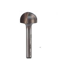 1406 Whiteside Core Box Carbide Tipped Router Bit 1/4" SH 3/8" R X 3/4" D X 7/16" CL 2" OL