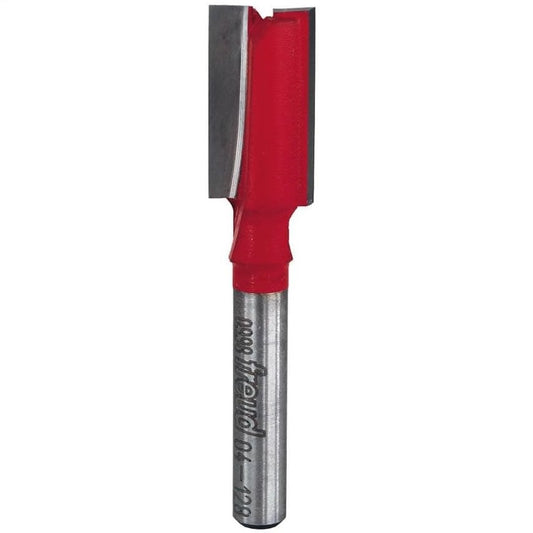 04-128 FREUD ROUTERBIT 15/32" (dia.) Double Flute Straight Bit with 1/4" shank, 2-3/8" overall length