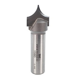 1580 Whiteside  Pointed Round Over Carbide Tipped Router Bit 3/8" R 3/4" D 1/2" SH