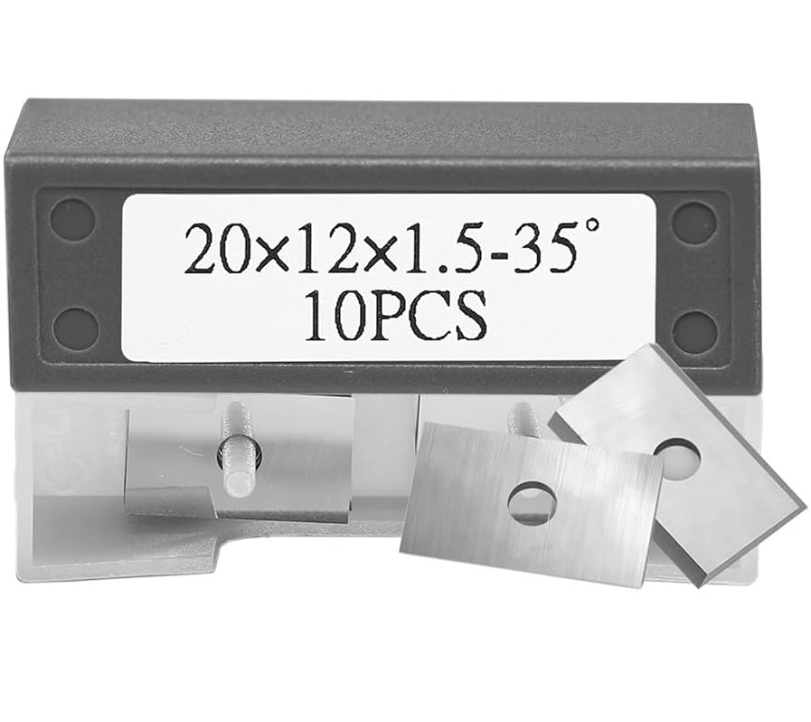 201215-10 Carbide Insert 20x12x1.5mm Box of 10