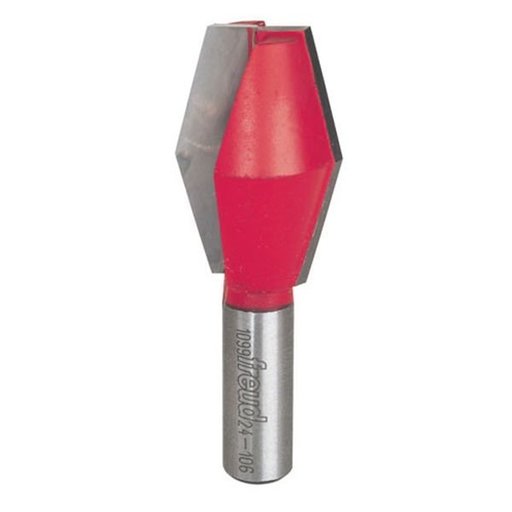 24-106 FREUD ROUTERBIT Butterfly Spline Bit 1/2" SH 14 Degrees 1-1/8" D 1-3/4" CL