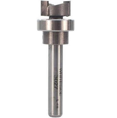 3027 Whiteside  Carbide Tipped Router Bit Template Bit with Oversize Bearing, 1/2 D, 1/4 CL, 1/4 Shank