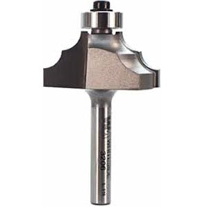 3205 Whiteside  Double Round Over Carbide Tipped Router Bit, 5/32 R, 1/4 Shank