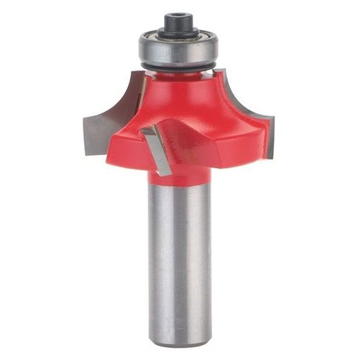 36-124 FREUD ROUTERBIT Quadra-Cut Beading Router Bit 1/2" Shank 3/8" Radius