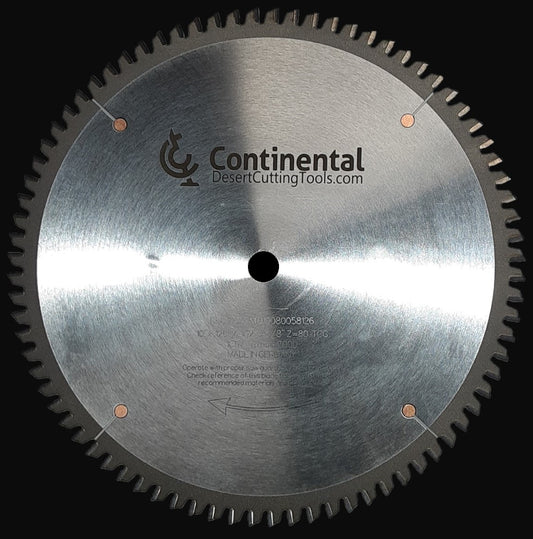 C-1080T Continental Saw Blade 10"x80 tooth 5/8" bore Triple Chip